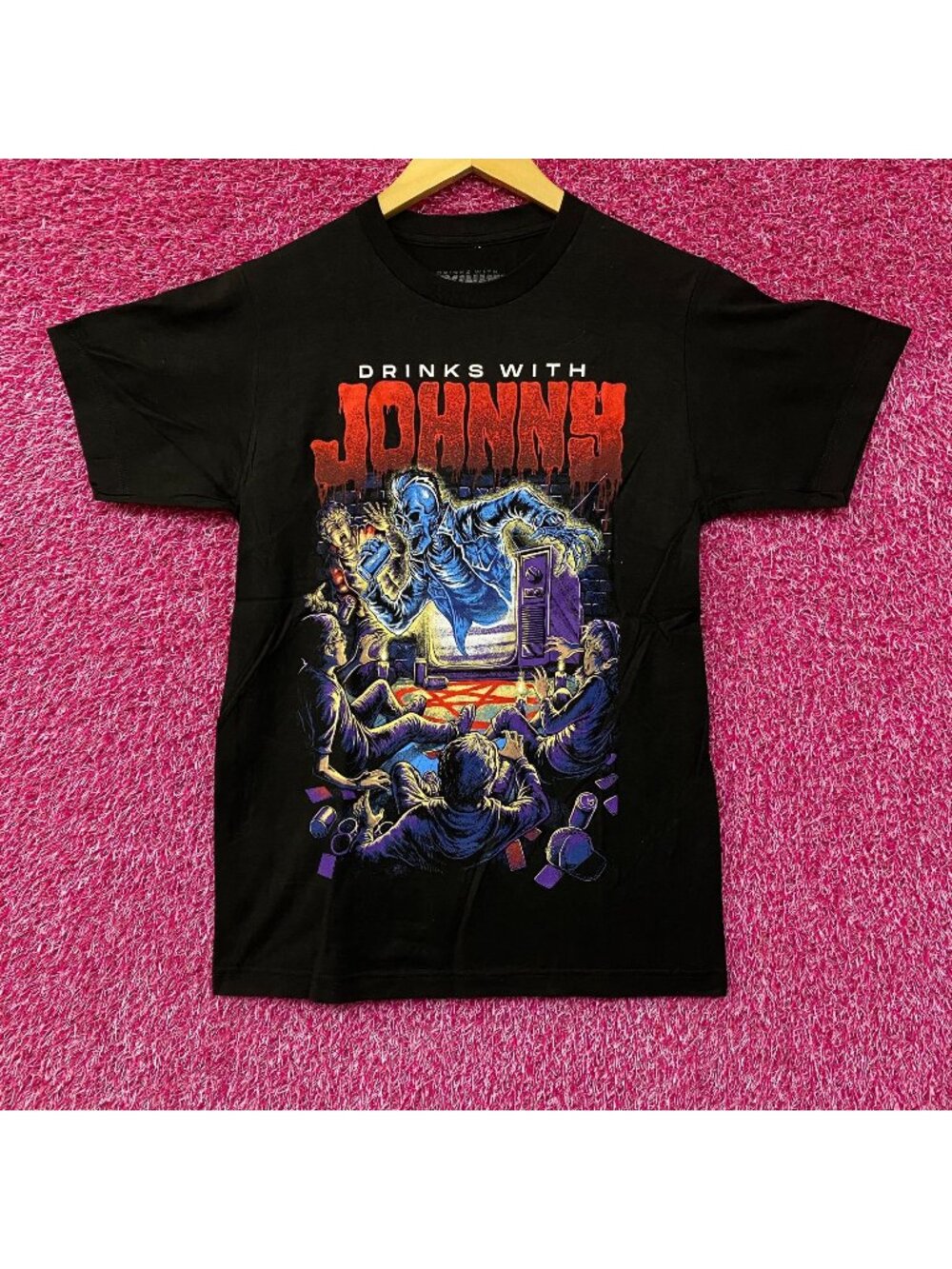 Drinks With Johnny The Summoning T-Shirt Small